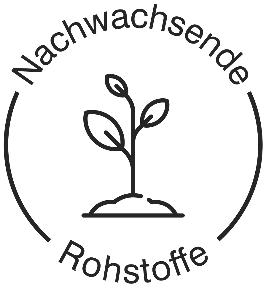 Nachwachsende Rohstoffe, nachhaltiges Produktkriterium Logo